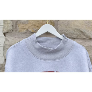 Sudadera universitaria larga bordada con relleno personalizado letras griegas personalizadas cuello simulado Alpha Delta Otoño Invierno - Product Image 4