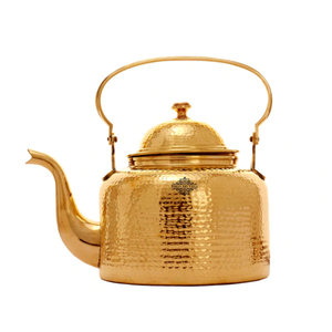 Ensemble de bols et de plateau de service de luxe en laiton de haute qualité gravé par un designer floral, couleur or, aspect attrayant, provenant d'Inde - Product Image 6
