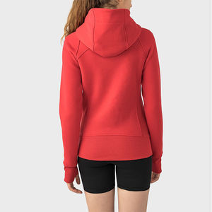 Abrigo deportivo cálido con capucha para hombre, ropa informal para exteriores, 100% algodón, logotipo personalizado, transpirable y resistente al viento - Product Image 4