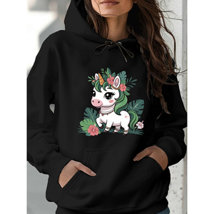 Sudadera Kinitwear para mujer Otoño/Invierno hecha en China sudadera estándar de ocio de un color - Product Image 1