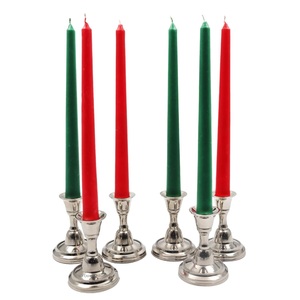 Aluminium Nickel Plating Taper <b>Candle</b> Holder for Event Party Tabletop Lighting Decorative 22 mm <b>Candle</b> Holders - Product Image 1