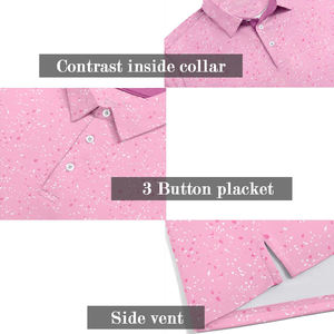 เสื้อโปโลแขนสั้นคุณภาพสูง ระบายอากาศได้ดี ดูดซับเหงื่อ แห้งเร็ว ออกแบบเรียบง่าย ไม่มีลาย  รับสกรีนโลโก้ เสื้อโปโลผู้ชายสำหรับตีกอล์ฟ - Product Image 3