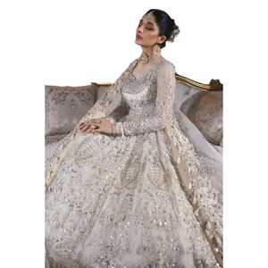 Low Price White Indian Wedding Dresses Plus Size Available, Embroidered  Design | Alibaba.com