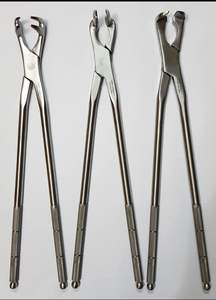 Ensemble de 12 pièces de forceps d'extraction de dents dentaires de cheval molaire équine en acier inoxydable vétérinaire réutilisable toutes sortes de qualités italie - Product Image 2