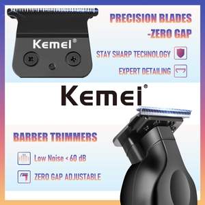 Tondeuse à cheveux professionnelle sans fil pour hommes, tondeuse de précision à lames zéro espacement, kit de coiffure pour barbier en acier inoxydable, USB, pour barbe - Product Image 5