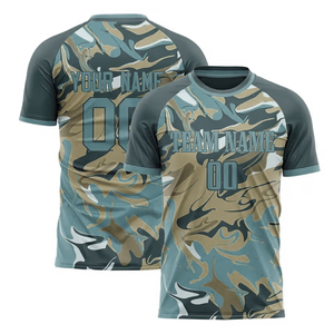 Maillots de football à manches courtes pour adultes au meilleur prix, personnalisés avec découpe automatisée, 100 % polyester respirant - Product Image 5