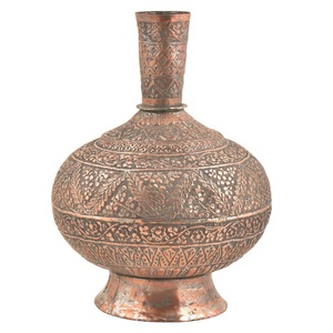 Surahi de Latón Puro Vintage de Alta Calidad con Grabado y Acabado Pulido para Uso en la Cocina, Artículo de Cocina Árabe Antiguo - Product Image 1