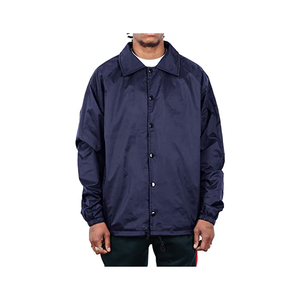 Chaqueta Cortavientos Personalizada con Logotipo para Hombre – Chaqueta Deportiva con Cuello Camisero y Bolsillos Ocultos, Ligera, Informal, para Verano - Product Image 1