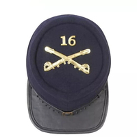 Caballería francesa Kepi gorra de forraje reproducción blanco dorado bordado todos los tamaños Bummers sombreros