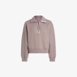 Pull en polaire confortable à demi-fermeture éclair pour femmes de haute qualité veste d'hiver décontractée chaude et légère - Product Image 1