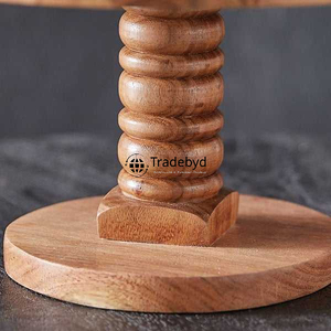 Stylish wooden cake stand for wedding party dessert serving and display Tradebyd - Product Image 4