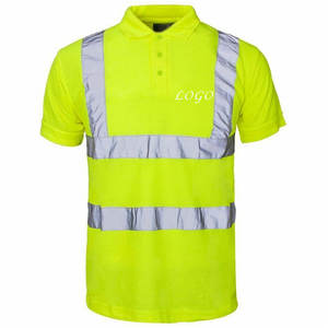 Precio de venta directo de fábrica Fabricante Camisetas Polo de alta visibilidad Ropa de trabajo de seguridad reflectante Polos para hombres - Product Image 5