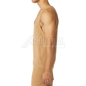 Slim Fit Men Tank Top Cotton Stretch <b>Undershirt</b> For Gym Workout Or Daily Casual Wear Use For Sale - Product Image 6