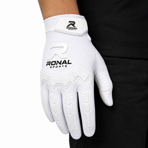 ถุงมือมอเตอร์ครอสแบบเต็มนิ้ว RONAL SPORTS สีขาว ระบายอากาศได้ดี กันลื่น ใช้กลางแจ้งได้ เหมาะสำหรับทุกเพศ - Product Image 4