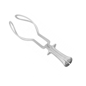 Fórceps obstétricos Delee 38cm Acero alemán Ginecología Delee Manual 36 Cm/14 1/8 \ "Fórceps de abrazadera uterina de acero inoxidable - Product Image 2