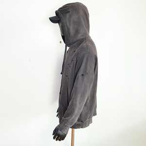 Sweatshirts à capuche vintage surdimensionnés avec impression numérique lavée à l'acide pour l'hiver pour femmes et hommes - Product Image 5