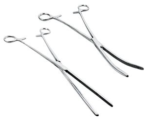Pinzas hemostáticas de acero inoxidable de 10 pulgadas, abrazadera multiusos recta y curvada para coser joyas de pesca y uso veterinario CE OEM - Product Image 4