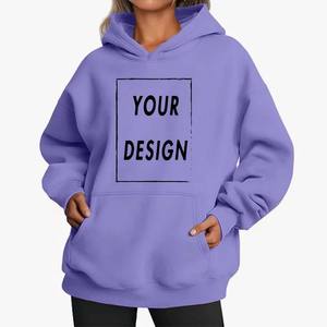 High Quality Custom Logo Blank Solid Heavyweight Cotton Zip up <b>Hoodie</b> Distressed Faux <b>Fur</b> Hood Cropped Hoodies - Product Image 5