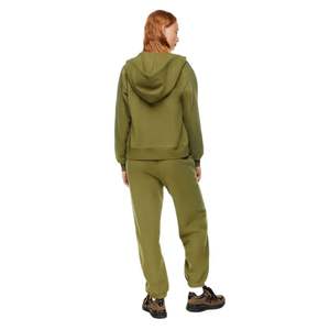 Sudadera con Capucha de Forro Polar para Mujer, Talla Grande, de Secado Rápido y Transpirable, con Cremallera, Logotipo Personalizado, Manga Larga, Color Personalizado, para Otoño - Product Image 3