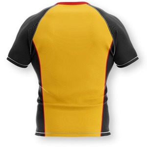 Uniforme de Rugby, Fabricación OEM, Impresión Digital Profesional, Conjunto de Camiseta y Pantalones Cortos Unisex, Transpirable, Secado Rápido, Ecológico, 100% - Product Image 4