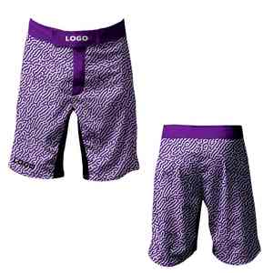 Shorts de compression Mma personnalisés à la mode en gros, shorts de compression de gymnastique, kimono de jiu jitsu au design personnalisé sublimé - Product Image 4