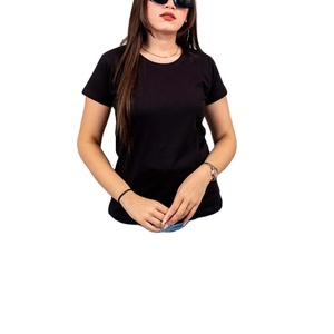 Recién llegado, camisetas personalizadas de manga corta de verano para mujer, camiseta ajustada a la moda de tela personalizada para mujer del proveedor BD - Product Image 1