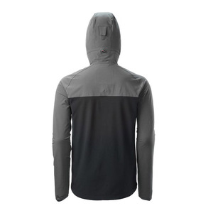 Veste d'hiver softshell personnalisée de haute qualité pour hommes à capuche col montant fermeture à glissière tissu respirant Unique High Street OEM - Product Image 4