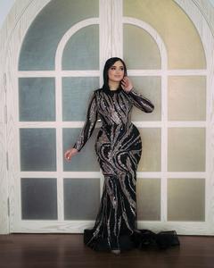 Abaya Dubai Traditionnelle en Chiffon Fait Main, Coupe Trapèze, pour Occasions Spéciales, en Soie Soyeuse Anti-Froissement, Manches Longues, Élégante avec Dentelle, pour Adultes Musulmanes - Product Image 6