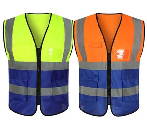 Fournisseur de vêtements de sécurité OEM, gilet de travail réfléchissant, vêtements de travail multi-poches, vêtements de travail de sécurité, gilet de travail coloré pour la construction - Product Image 4