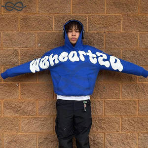 Top Qualité Puff Print Hoodies Ligne Coton Guirlande Larmes American Streetwear Marque Hoodies & Sweatshirts - Product Image 3