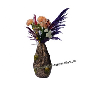 Florero de aluminio y Metal de diseño moderno, centro de mesa único, decoraciones para fiesta en casa o boda - Product Image 1