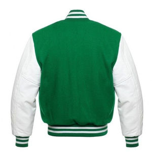 Nouvelle veste universitaire, logo brodé, manches en cuir, veste universitaire en laine, veste de baseball pour homme, veste universitaire unisexe - Product Image 6