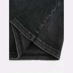 Matériaux de qualité supérieure Mans ensemble court manches t-shirts lavage à l'acide t-shirt surdimensionné Vintage 2 pièces ensemble hommes t-shirt hommes ensemble - Product Image 6