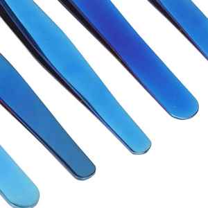 Pince à cils chirurgicale Sevmek de haute précision à pointe en fibre bleue Outils d'extension de cils de volume professionnel - Product Image 6