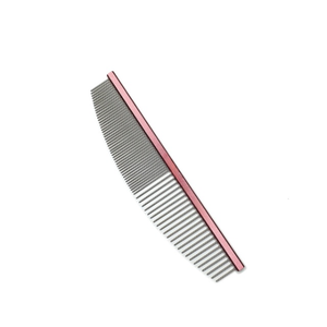 Alta calidad profesional ANTI STATIC 6,5 \ "9 \" azul media luna peine gato perro mascota herramientas de aseo incluyendo tijeras cepillos pequeños - Product Image 3