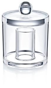 กล่องใส่สำลีแบบฉีดขึ้นรูปอะคริลิคที่มีฝาใสทนทานเป็นมิตรต่อสิ่งแวดล้อม - Product Image 5