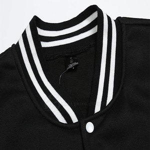High Quality New Design Women's Letterman Jackets Two Tone Breathable Windproof Cotton Winter Fashion Customized Color Logo - Product Image 4