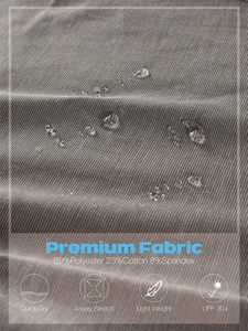 Pantalones cortos de golf híbridos de algodón 100% para hombre, ligeros, de secado rápido, informales, con entrepierna de 9 pulgadas y 4 bolsillos ecológicos - Product Image 3