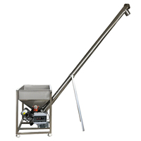 Machine de chargement automatique de poudre avec élévateur à vis incliné et hopper vibrant