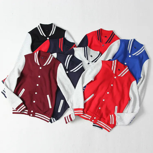 Varsity <b>Jacket</b> Custom Printing Long Sleeve <b>Men's</b> <b>Baseball</b> <b>Jacket</b> <b>Men</b> Plain Blank Varsity Letterman <b>Jackets</b> - Product Image 2