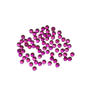 Bán buôn giá IGI chứng nhận 3 mét tự nhiên tổng hợp <span class=keywords><strong>Ruby</strong></span> Loose Cabochon Chất lượng cao đá quý đối với trang sức làm - Product Image 2