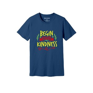 Camiseta informal de algodón 100% 3D Kindness Themes Print 12 opciones de color 160-180 Heavy GSM Diseño personalizable Logotipo de colocación - Product Image 2