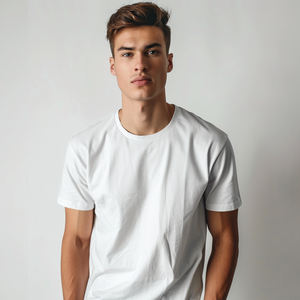 T-shirt pour homme en coton 100% de haute qualité, T-shirt personnalisé, T-shirt uni, coupe classique pour homme - Product Image 3