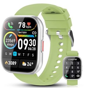 Smart <b>Watch</b> Men Women <b>Rectangular</b> for Calling 110+ Sports Modes Heart Rate/Sleep Monitor IP68 Waterproof Fitness Tracker - Product Image 1