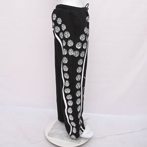 Embroidery Wide <b>Flare</b> Pants Joggers Vintage sports Running Oversized Baggy Print Track Reflective Windbreaker breathable Pants - Product Image 6