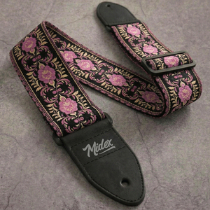 Correa de guitarra Midex GSR-25 con diseño especial tejido y estampado, longitud ajustable de 90-145 cm - Product Image 4