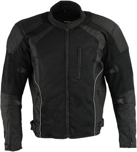 Chaqueta de Motocicleta para Hombre, Invierno, Cortavientos, con Estampado por Transferencia de Calor, Transpirable, 100% Poliéster, con Protección Acolchada en Codos y Hombros - Product Image 2