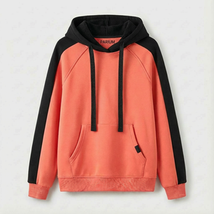 Customizable Hoodie Premium Middleweight Fleece Hoodie Raglan Sleeve Plain Pullover For Women Blank Hooded Sweatshirts Hoodies - Product Image 3