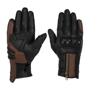 Gants de moto classiques vintage en cuir Pyrotect, professionnels, antidérapants, respirants, pour la course en plein air - Product Image 5
