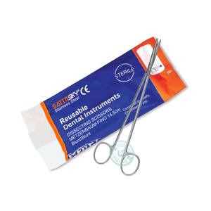 METZENBAUM-FINO Ciseaux Sharp/Sharp courbés avec manche doré 14.5cm en acier inoxydable Fabriqué en AISI 420 - Product Image 2